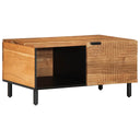 vidaXL Salontafel 80x50x40 cm massief mangohout bruin