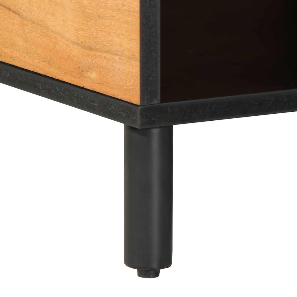 vidaXL Salontafel 80x50x40 cm massief mangohout bruin