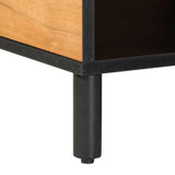 vidaXL Salontafel 80x50x40 cm massief mangohout bruin