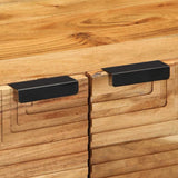 vidaXL Salontafel 80x50x40 cm massief mangohout bruin