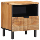 vidaXL Nachtkastje 40x33x46 cm massief mangohout bruin