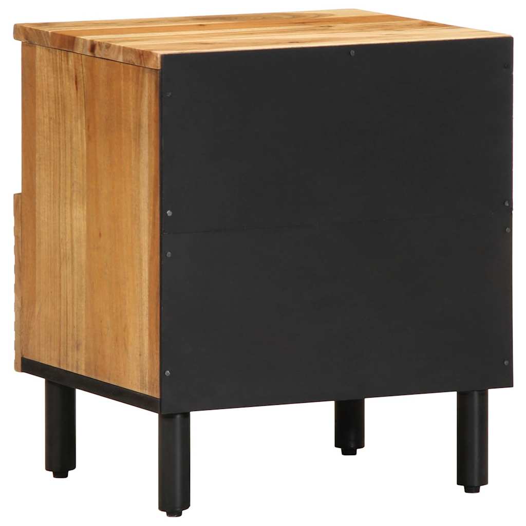 vidaXL Nachtkastje 40x33x46 cm massief mangohout bruin