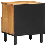 vidaXL Nachtkastje 40x33x46 cm massief mangohout bruin
