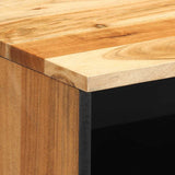 vidaXL Nachtkastje 40x33x46 cm massief mangohout bruin