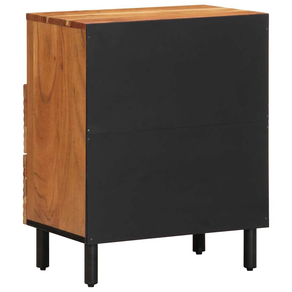 vidaXL Nachtkastje 50x33x60 cm massief mangohout bruin