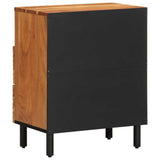 vidaXL Nachtkastje 50x33x60 cm massief mangohout bruin