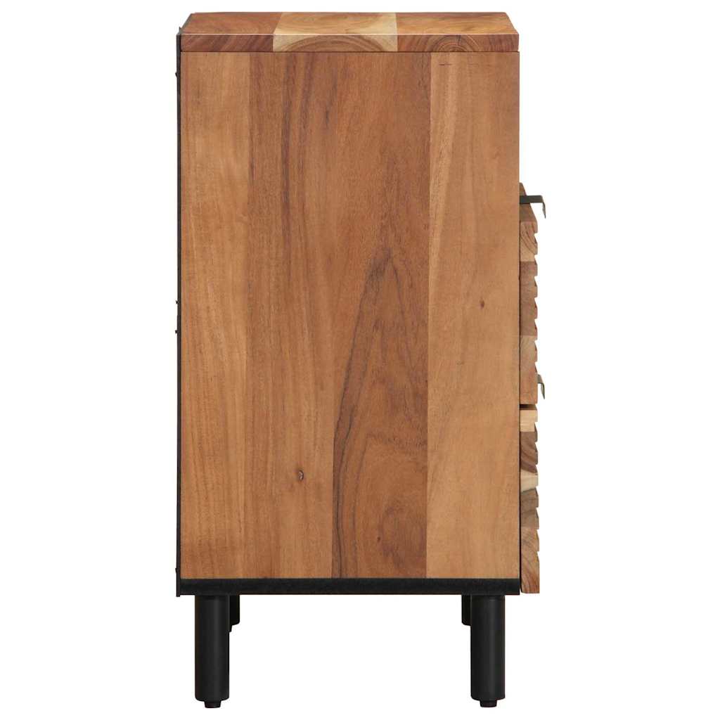 vidaXL Nachtkastje 50x33x60 cm massief mangohout bruin