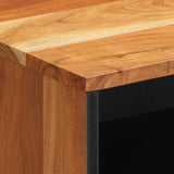 vidaXL Nachtkastje 50x33x60 cm massief mangohout bruin