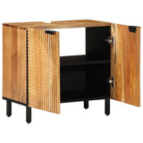 vidaXL Wastafel kabinet voor de badkamer Bruin 62 x 33 x 58 cm