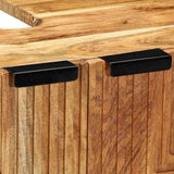 vidaXL Wastafel kabinet voor de badkamer Bruin 62 x 33 x 58 cm