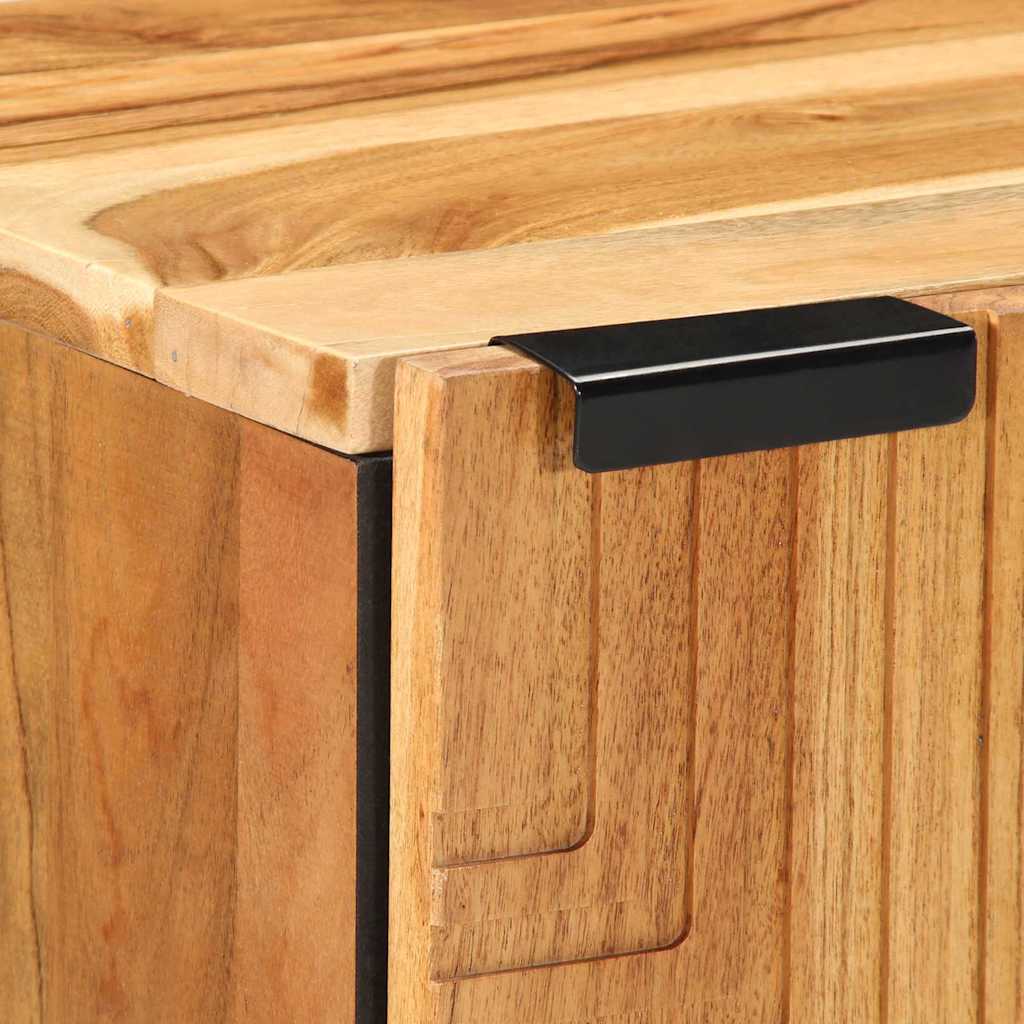 vidaXL Wastafel kabinet voor de badkamer met plank Bewerkt hout