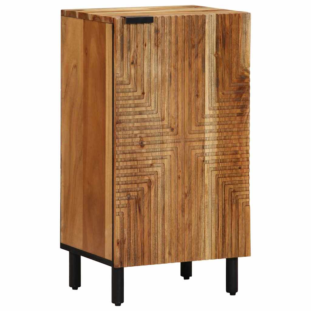 vidaXL Dressoir met plank Bruin 40 x 33,5 x 75 cm Massief Mango Hout