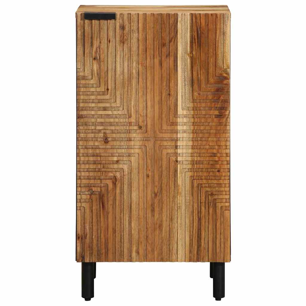 vidaXL Dressoir met plank Bruin 40 x 33,5 x 75 cm Massief Mango Hout