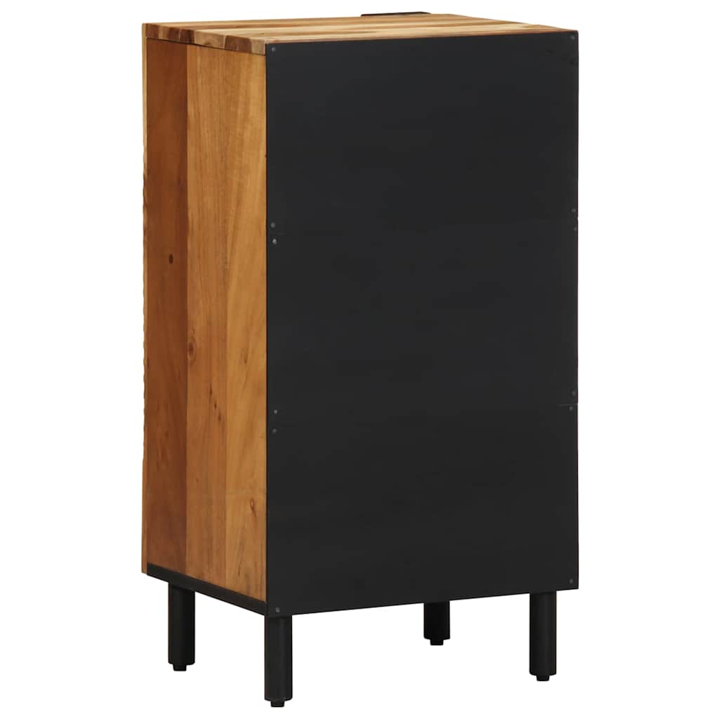 vidaXL Dressoir met plank Bruin 40 x 33,5 x 75 cm Massief Mango Hout