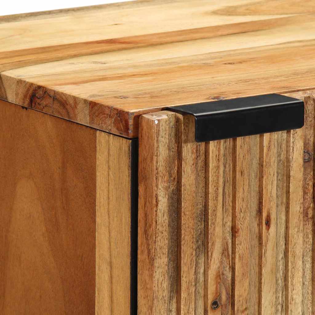 vidaXL Dressoir met plank Bruin 40 x 33,5 x 75 cm Massief Mango Hout