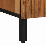 vidaXL Dressoir met plank Bruin 40 x 33,5 x 75 cm Massief Mango Hout