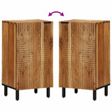 vidaXL Dressoir met plank Bruin 40 x 33,5 x 75 cm Massief Mango Hout