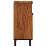 vidaXL Dressoir met lade Naturel 60 x 33,5 x 75 cm Massief Acacia Hout