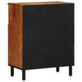 vidaXL Dressoir met lade Naturel 60 x 33,5 x 75 cm Massief Acacia Hout