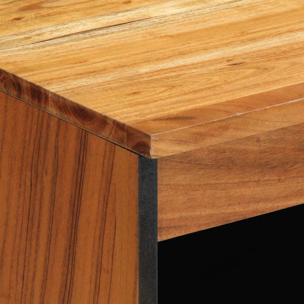 vidaXL Dressoir met lade Naturel 60 x 33,5 x 75 cm Massief Acacia Hout