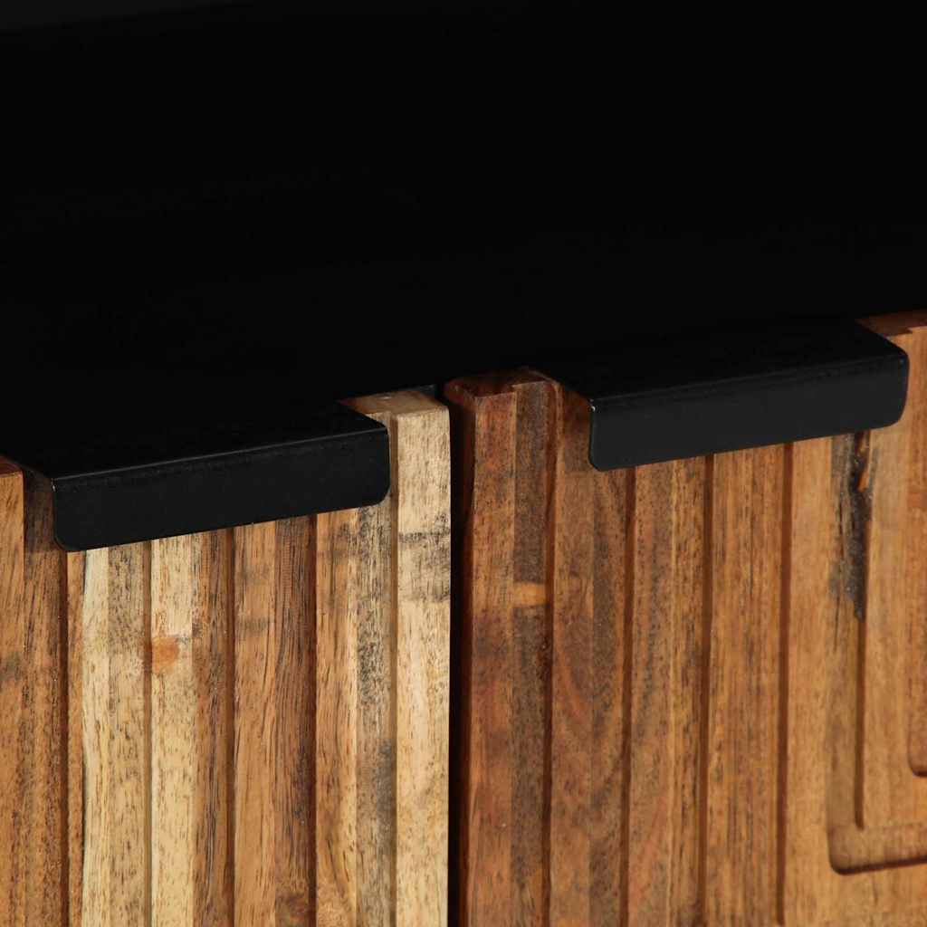 vidaXL Dressoir met lade Naturel 60 x 33,5 x 75 cm Massief Acacia Hout
