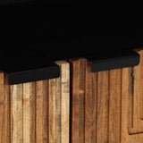 vidaXL Dressoir met lade Naturel 60 x 33,5 x 75 cm Massief Acacia Hout