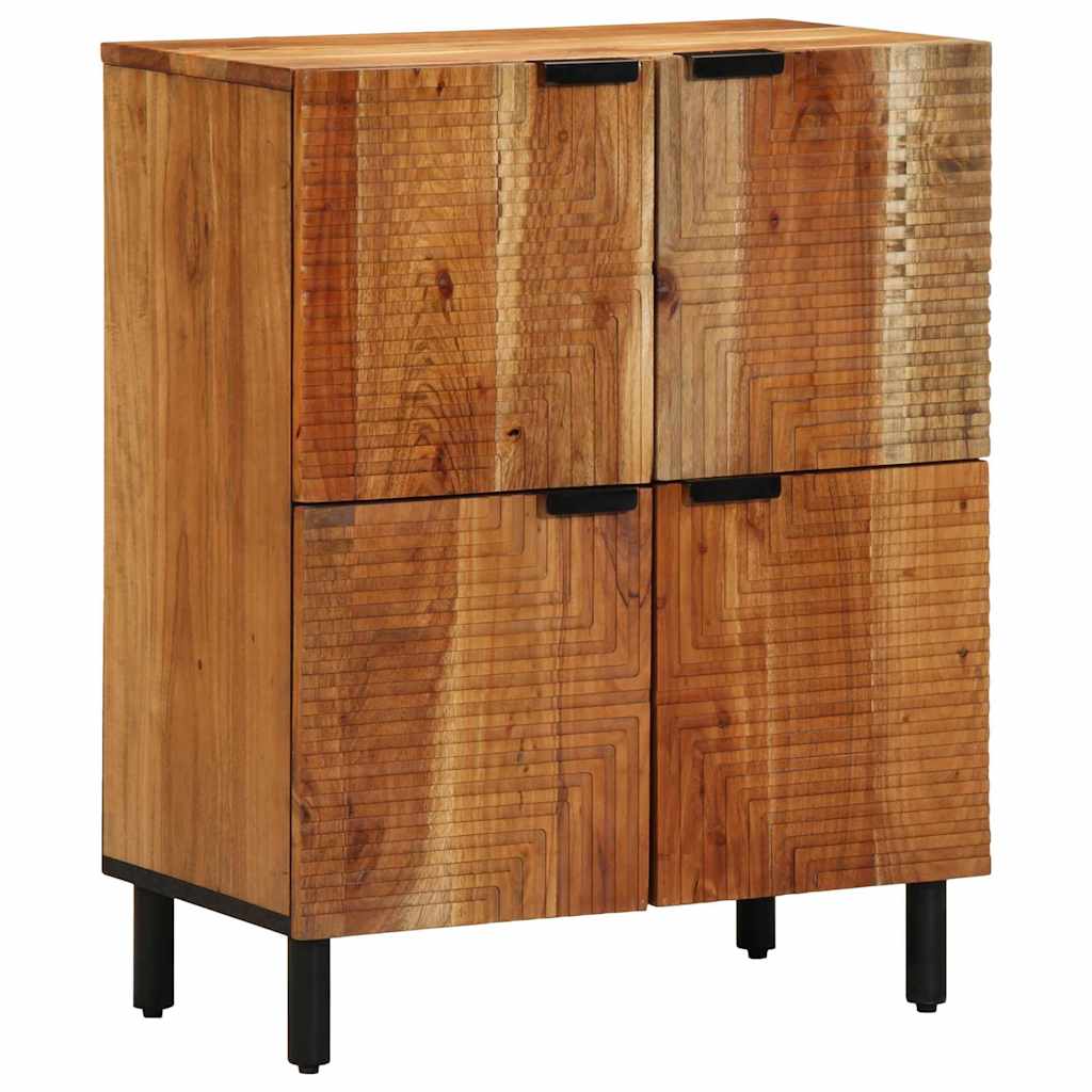 vidaXL Dressoir met plank Bruin 60 x 33 x 75 cm Massief Mango Hout