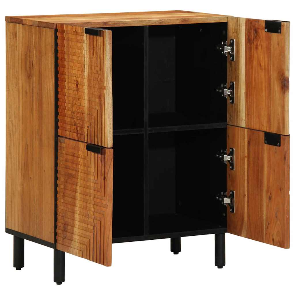 vidaXL Dressoir met plank Bruin 60 x 33 x 75 cm Massief Mango Hout