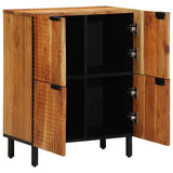 vidaXL Dressoir met plank Bruin 60 x 33 x 75 cm Massief Mango Hout