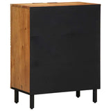 vidaXL Dressoir met plank Bruin 60 x 33 x 75 cm Massief Mango Hout