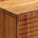 vidaXL Dressoir met plank Bruin 60 x 33 x 75 cm Massief Mango Hout