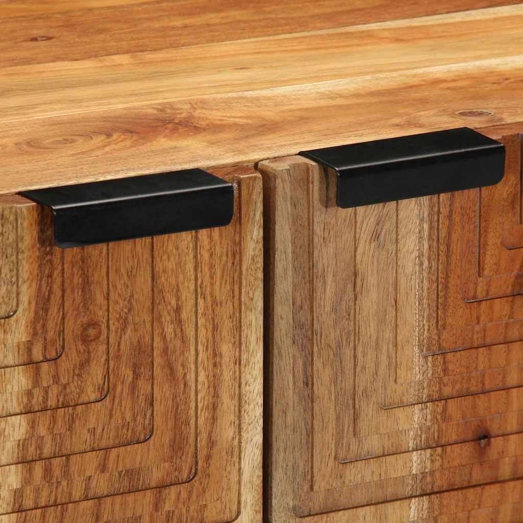 vidaXL Dressoir met plank Bruin 60 x 33 x 75 cm Massief Mango Hout