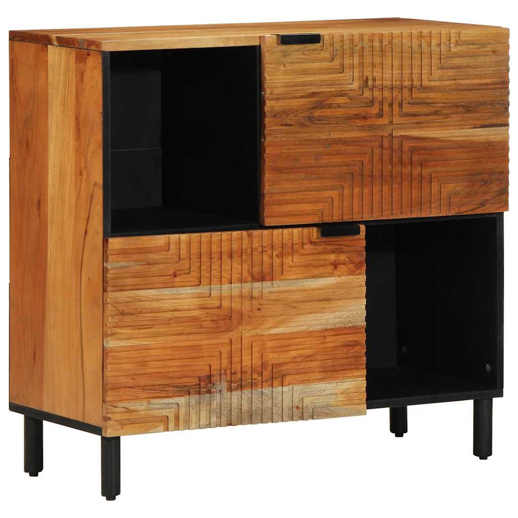vidaXL Dressoir 80x33x75 cm massief mangohout bruin