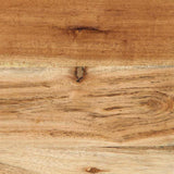 vidaXL Dressoir 80x33x75 cm massief mangohout bruin