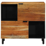 vidaXL Dressoir 80x33x75 cm massief mangohout bruin
