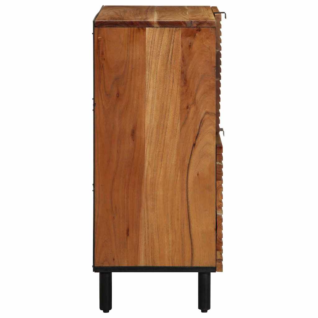 vidaXL Dressoir 80x33x75 cm massief mangohout bruin