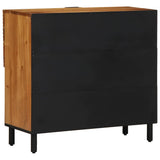 vidaXL Dressoir 80x33x75 cm massief mangohout bruin