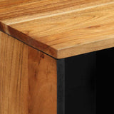 vidaXL Dressoir 80x33x75 cm massief mangohout bruin