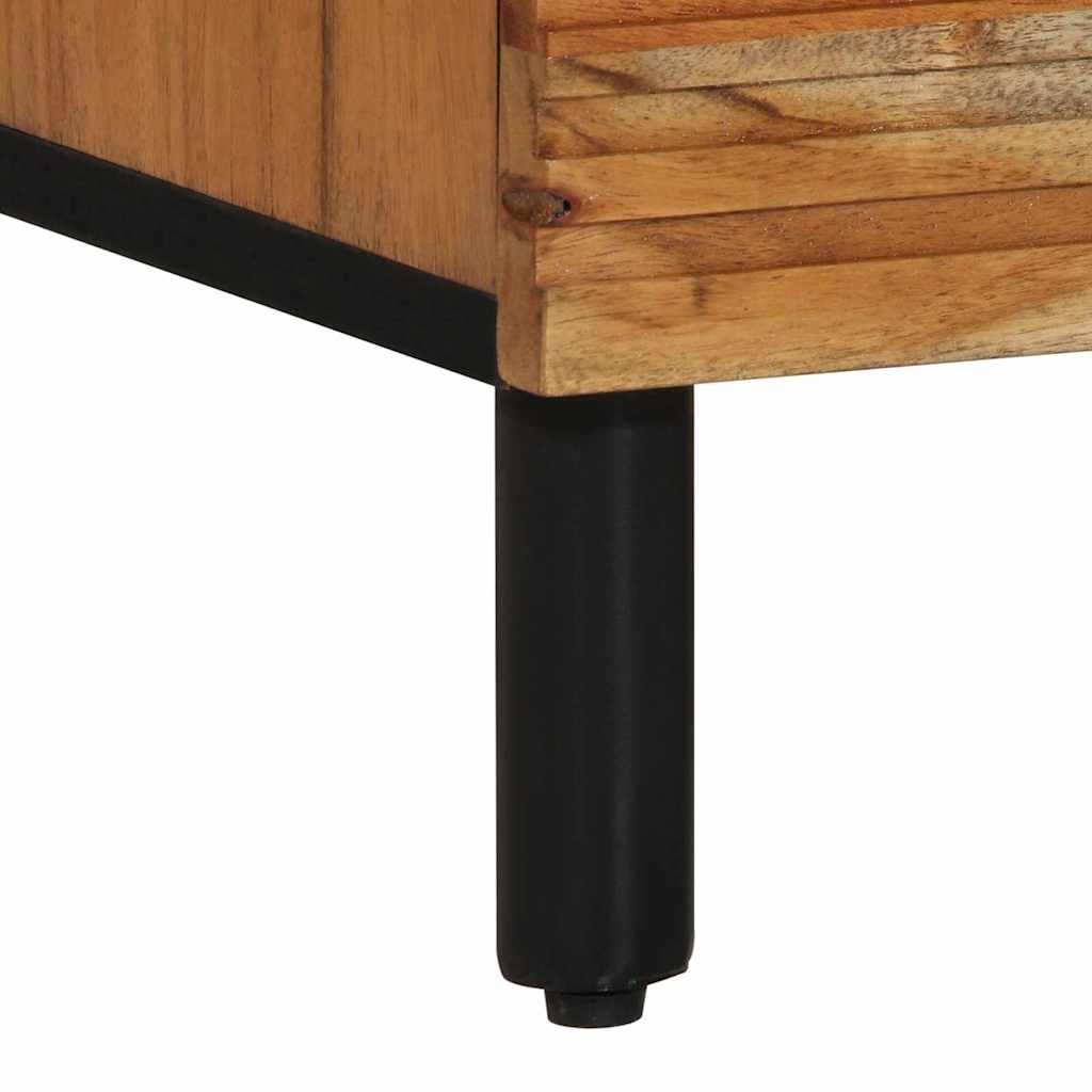 vidaXL Dressoir 80x33x75 cm massief mangohout bruin