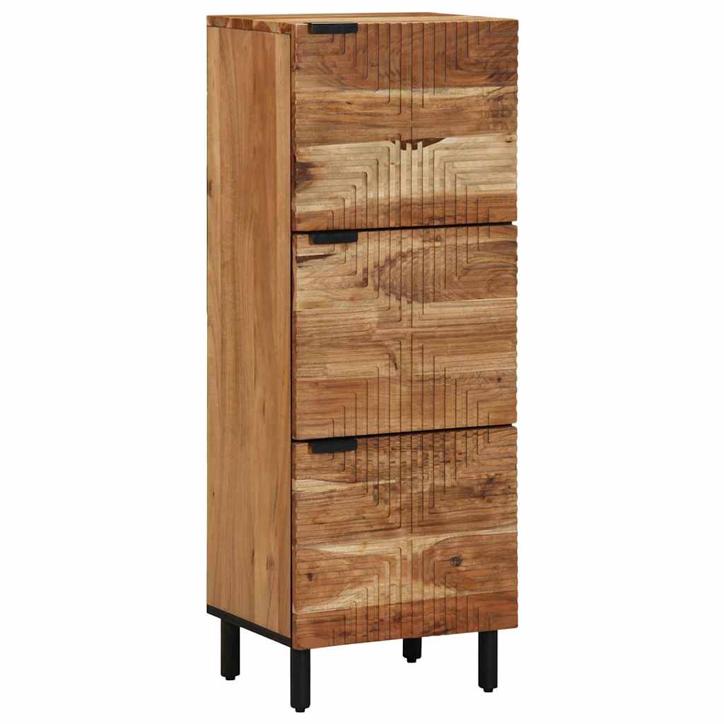 vidaXL Highboard met plank Bruin 40 x 33 x 110 cm Massief Mango Hout