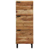 vidaXL Highboard met plank Bruin 40 x 33 x 110 cm Massief Mango Hout