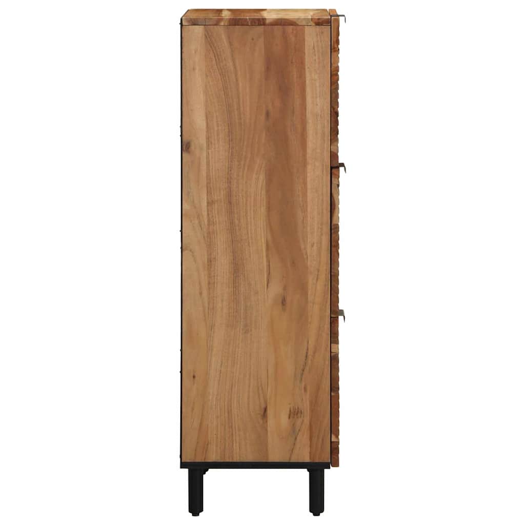 vidaXL Highboard met plank Bruin 40 x 33 x 110 cm Massief Mango Hout
