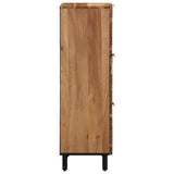 vidaXL Highboard met plank Bruin 40 x 33 x 110 cm Massief Mango Hout
