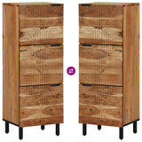 vidaXL Highboard met plank Bruin 40 x 33 x 110 cm Massief Mango Hout