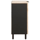 vidaXL Dressoir Witte Was Afwerking 60 x 33 x 75 cm Massief Mango Hout