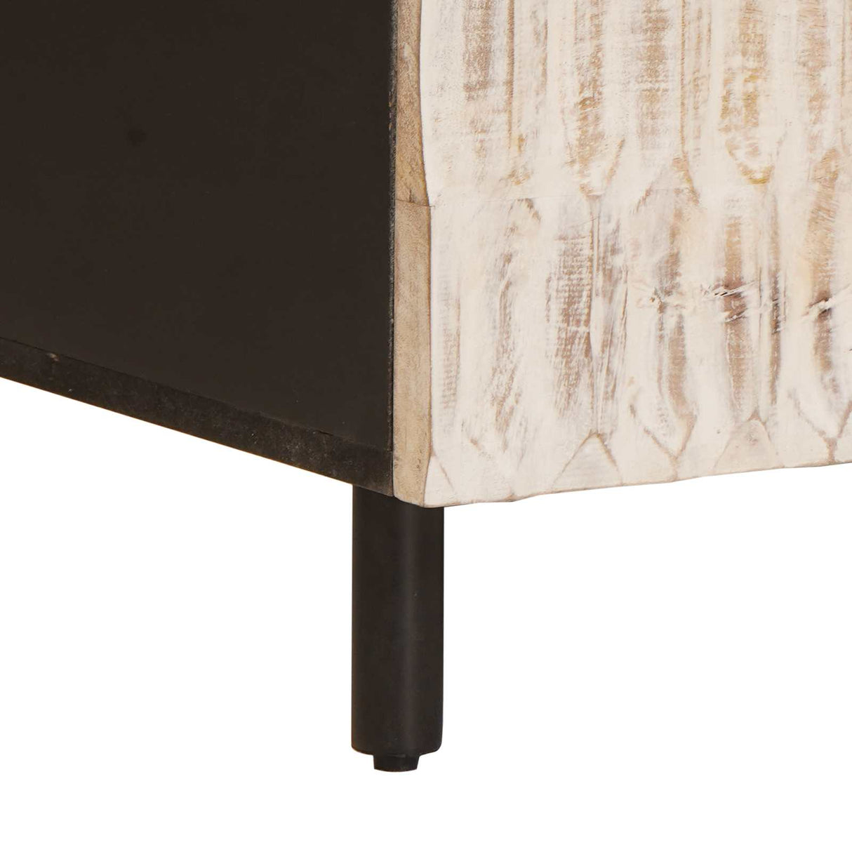 vidaXL Coffee Table White 80x50x40 cm Solid Mango Wood