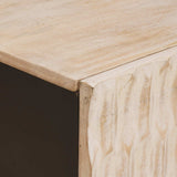 vidaXL Salontafel Wit 100 x 54 x 40 cm Massief Mango Hout