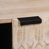 vidaXL Salontafel Wit 100 x 54 x 40 cm Massief Mango Hout