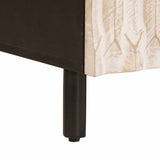 vidaXL Salontafel met lade Wit 80 x 54 x 40 cm Massief Mango Hout
