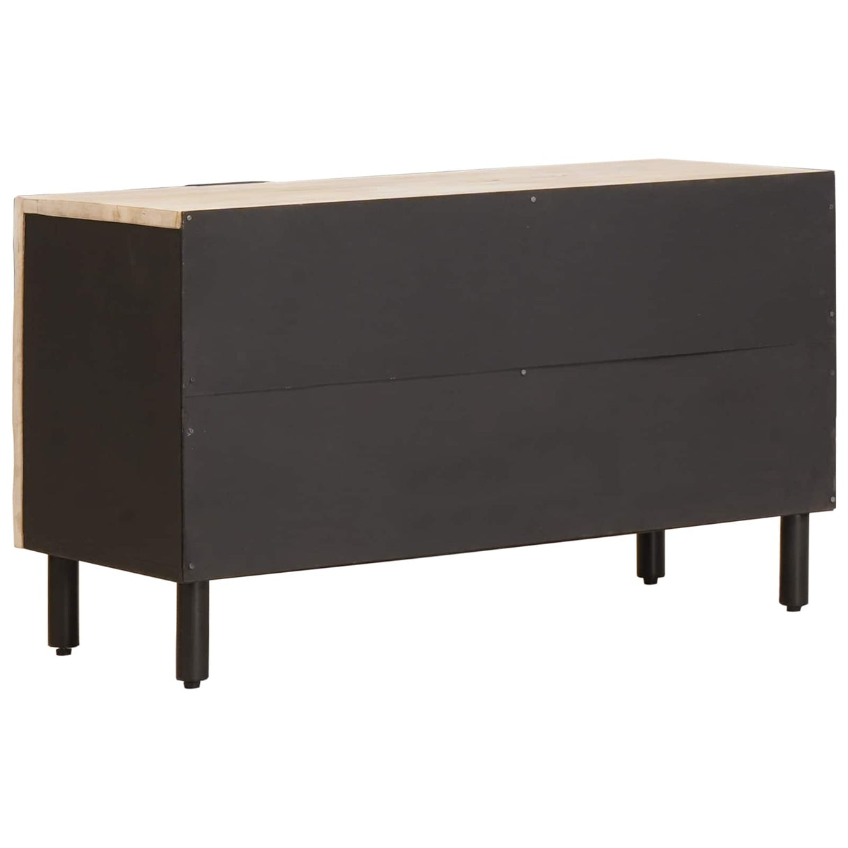 vidaXL TV Kast Witte Was Afwerking 80 x 33 x 46 cm Massief Mango Hout